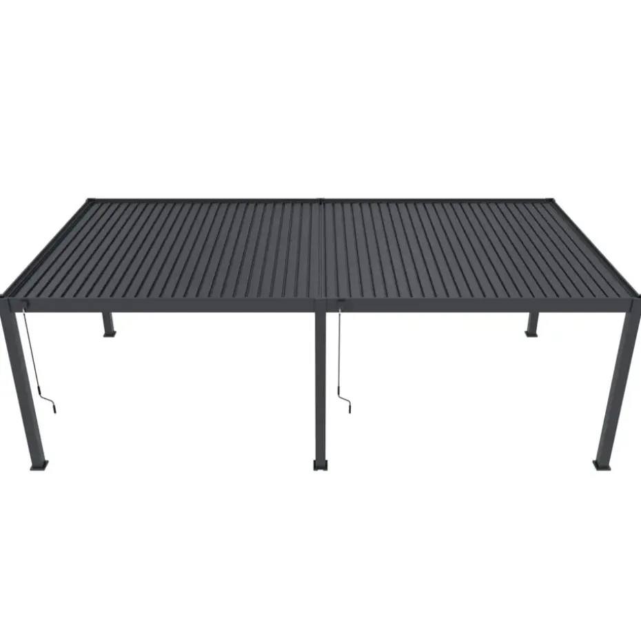Orion Premium overkapping - 400 x 800 cm - Antraciet
