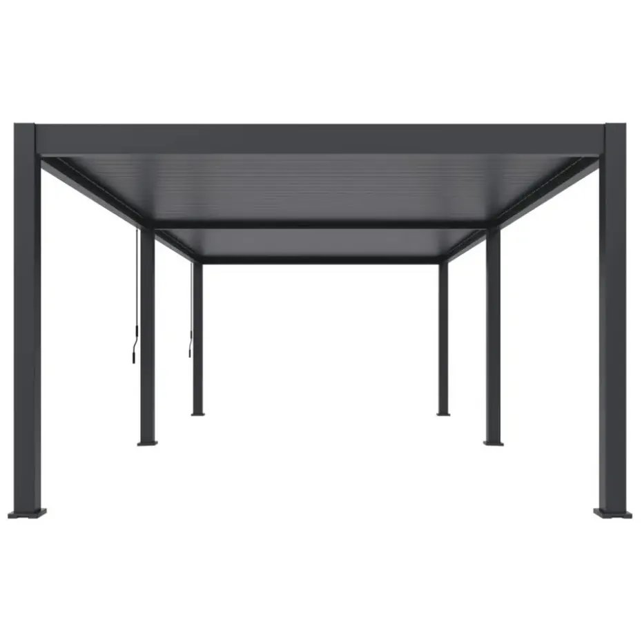 Orion Premium overkapping - 400 x 800 cm - Antraciet