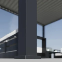 Orion Premium overkapping elektrisch met LED 400 x 400 antraciet