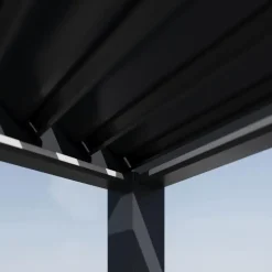 Orion Premium overkapping elektrisch met LED 400 x 400 antraciet