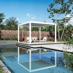 Orion Premium overkapping E-LED - 400 x 400 cm - wit