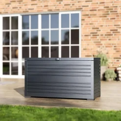 Orion Sit & Store aluminium opbergbox 280L antraciet