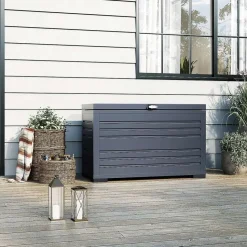 Orion Sit & Store aluminium opbergbox 280L antraciet