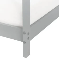 ORLU - Kinderbed - Grijs - 90 x 200 cm - Dennenhout