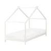 ORLU - Kinderbed - Wit - 90 x 200 cm - Dennenhout