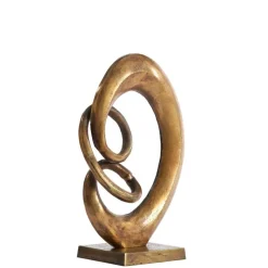 Ornament Eddy - Antiek Brons - 20x20x34cm