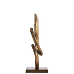 Ornament Eddy - Antiek Brons - 20x20x34cm