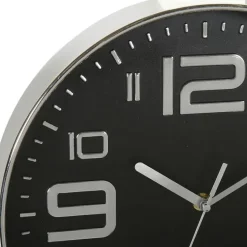 Ostaria Wandklok/muur klok - grote cijfers - D30 cm - kunststof