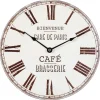 Ostaria Wandklok/muur klok - cafe brasserie klok - D30 cm - mdf