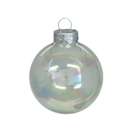 Othmar Decorations kerstballen 36x - parelmoer - glas -6 cm