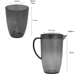 OTIX Drinkglazen Kan Zephyr - Grijs