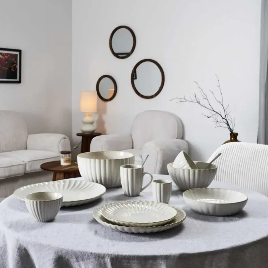 OTIX Koffiekopjes Zonder Oor Set van 6 Koffietas Theemok 120ml SOLIS