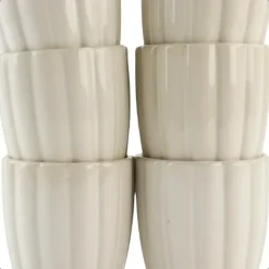 OTIX Koffiekopjes Zonder Oor Set van 6 Koffietas Theemok 120ml SOLIS