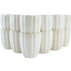 OTIX Koffiekopjes Zonder Oor Set van 12 Koffietassen Theemok 120ml