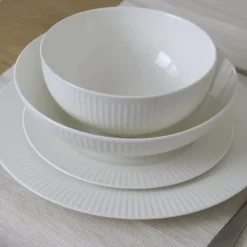 OTIX Ontbijtborden Bordenset 6 Persoons 20cm Dessertbord Ontbijtborden Wit Po...