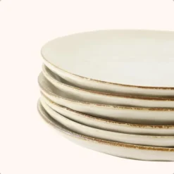 OTIX Ontbijtborden Bordenset 6 Persoons Beige 21cm Keramiek