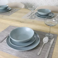 OTIX Ontbijtborden Bordenset 6 Persoons Dessertbord 21cm Aardewerk OAK