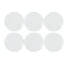OTIX Ontbijtborden Dessert Gebaksbordjes Borden Set van 6 Stuks 20cm Wit met