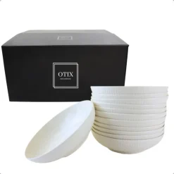 OTIX Pastaborden Bordenset 12 Persoons Diepe Borden Soepborden 20cm...