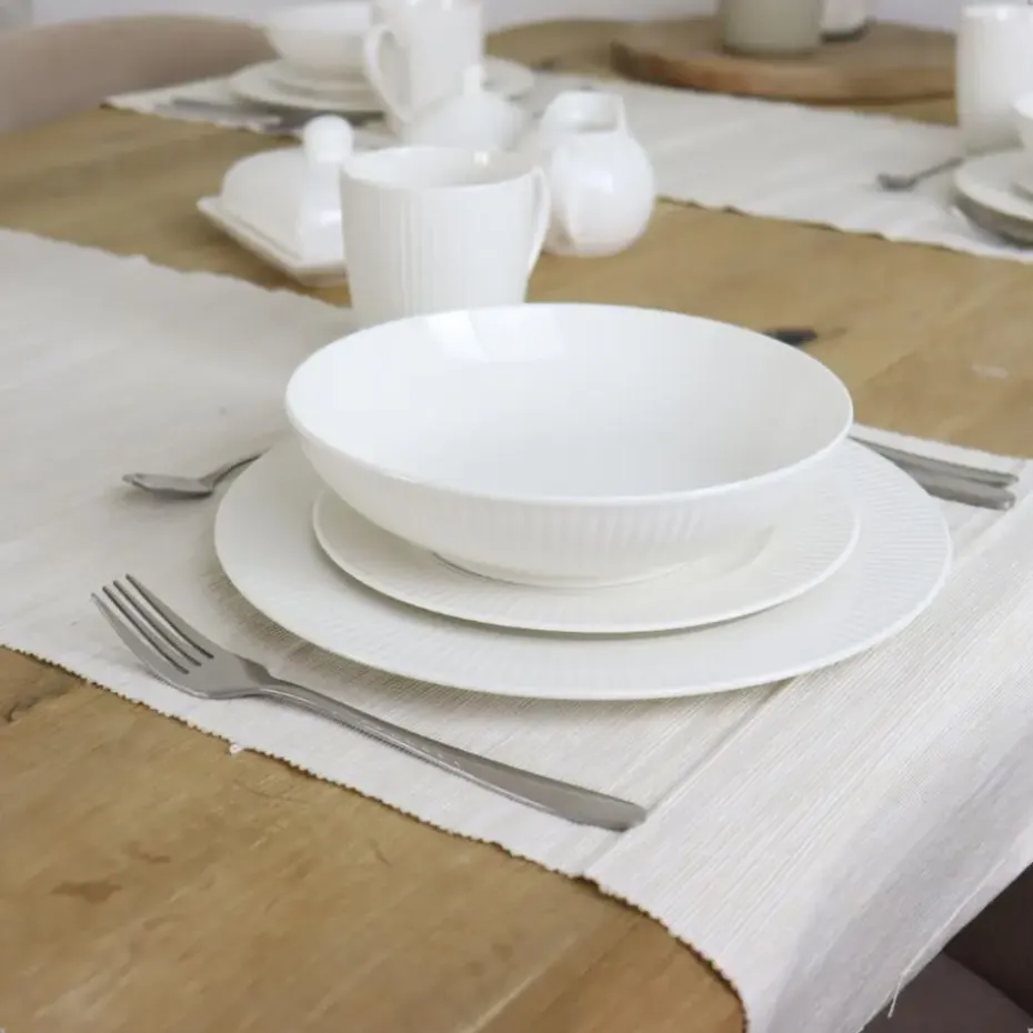 OTIX Serviesset 12 Delig Luna - Wit