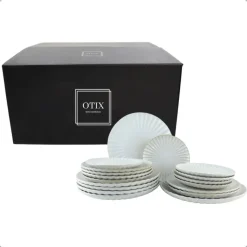 OTIX Serviesset 18 Delig Solis - Wit