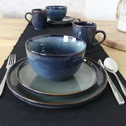 OTIX Serviesset 25-delig Bordenset Saladeschaal Koffiekopjes Ontbij...