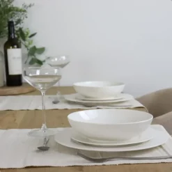 OTIX Serviesset 18-delig Bordenset 6-persoons Ontbijtborden Dinerbo...