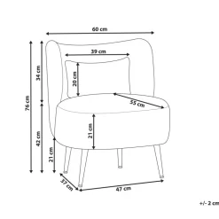OTSBY II - Fauteuil - Donkergroen - Bouclé