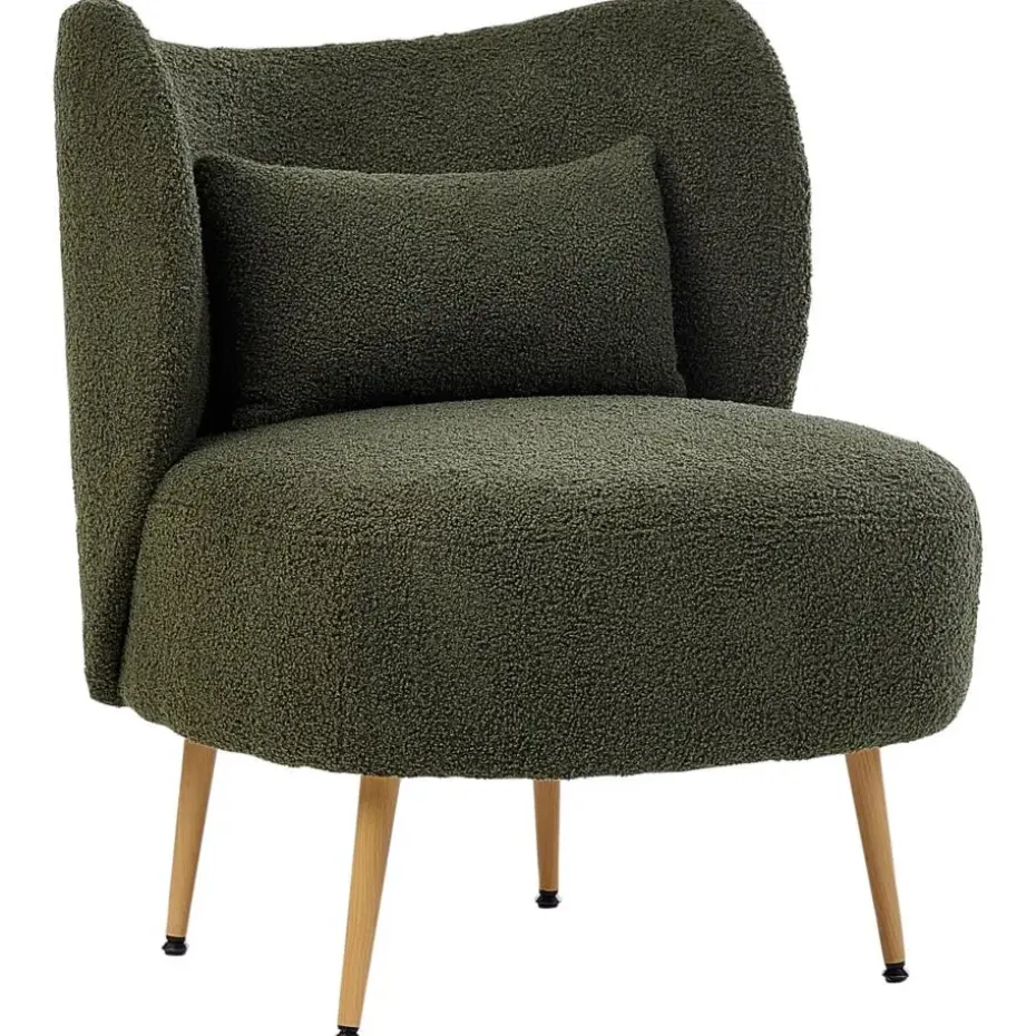 OTSBY II - Fauteuil - Donkergroen - Bouclé
