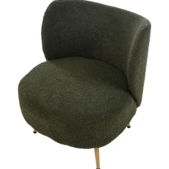 OTSBY II - Fauteuil - Donkergroen - Bouclé