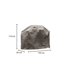 Outdoor Covers barbecue hoes - grijs - 175x65x110 cm