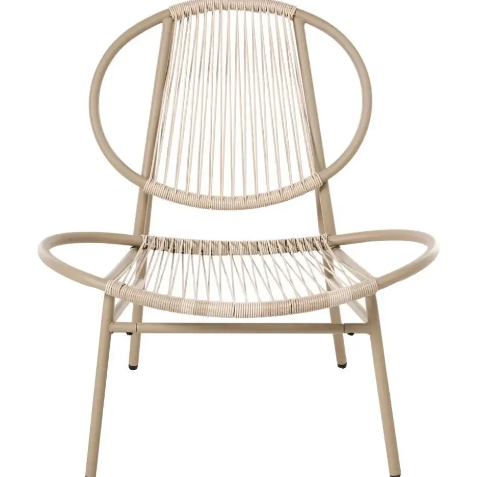 OVARO - Bistroset - Beige - PE rotan
