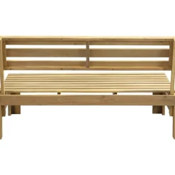 Palletbank Perugia - naturel - 70x120x86 cm