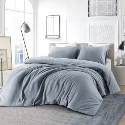 Papillon dekbedovertrek Brienz flanel - 140x200/220cm - Blauw