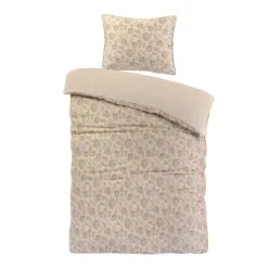 Papillon dekbedovertrek Freya - 140x200/220 - Beige