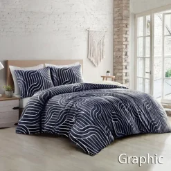 Papillon dekbedovertrek Graphic - 200x200/220 cm - Multikleur