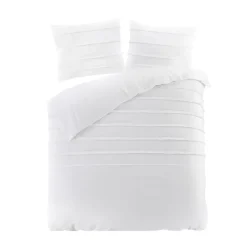 Papillon dekbedovertrek Lucidia - 200x200/220 - wit