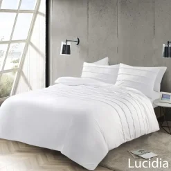 Papillon dekbedovertrek Lucidia - 200x200/220 - wit