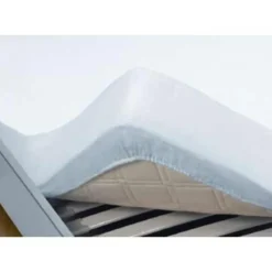 Papillon hoeslaken - molton waterdicht PU - 160x200 cm - Wit