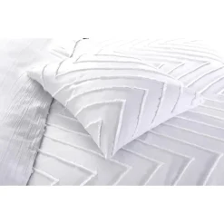 Papillon Valencia Dekbedovertrek - Lits-jumeaux - 240x200/220 cm - Wit