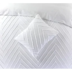 Papillon Valencia Dekbedovertrek - Lits-jumeaux - 240x200/220 cm - Wit