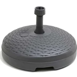 Parasolvoet - rond - antraciet - 45 cm - kunststof