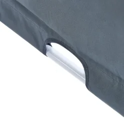 PARGA - Tuinpaviljoen - Grijs/Wit - Polyester