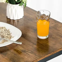 Parya - Vasagle - Bartafel Set - 120x60x90 - Donkerbruin