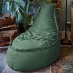 Parya - Zitzak Stoel Duurzaam - 100% Gerecyclede Petflessen - Groen -