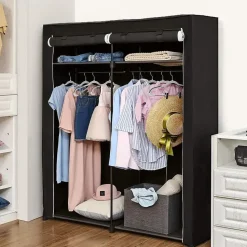 Parya Home - Opvouwbare Garderobekast - Zwart