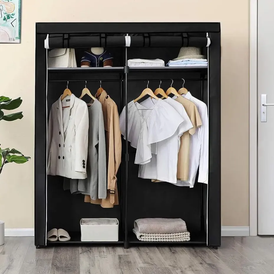 Parya Home - Opvouwbare Garderobekast - Zwart