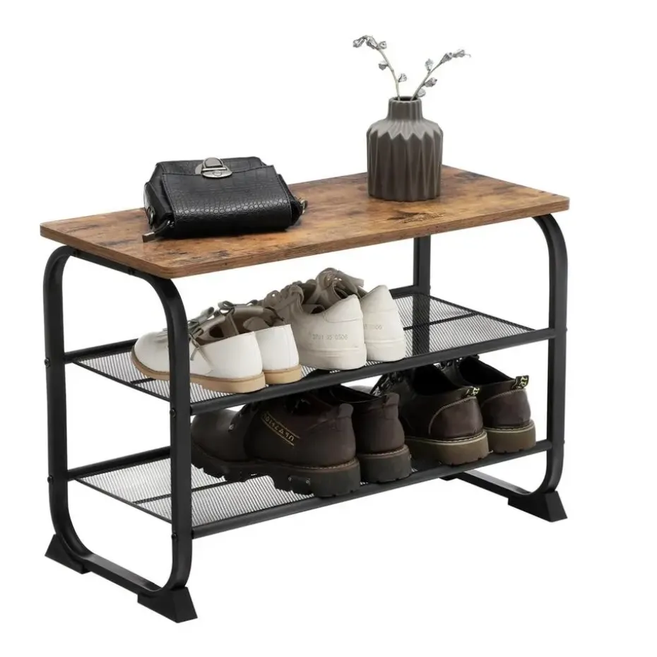 Parya Home - Vintage Schoenenrek - 6 Paar Schoenen