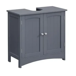 Parya Home - Wastafelonderkast - 2 Deuren - Hout - Grijs