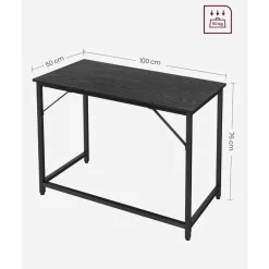 Parya Home Compact Bureau – Modern computerbureau - metalen frame
